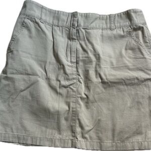 J. Crew Khaki Mini Skirt
